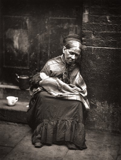 الزواحف ، من "حياة الشارع في لندن" ، بقلم ج. طومسون وأدولف سميث ، 1877 بواسطة جون طومسون